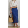 Lauren 網眼針織亞麻混紡針織半身裙